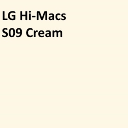 Lg hi macs s09 cream